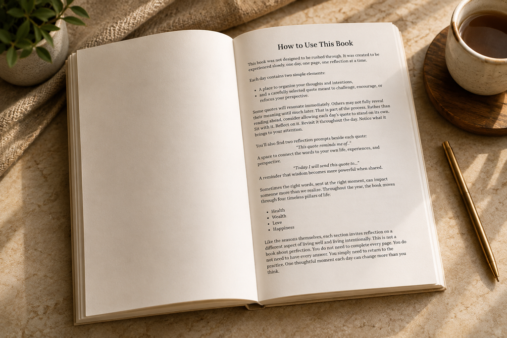 Quote of the Day Planner - 365 Days to Reset Your Mindset